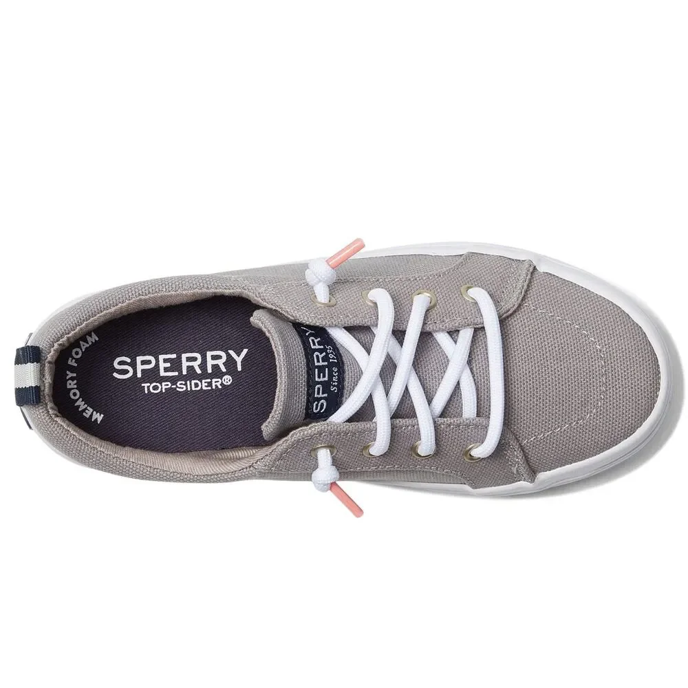 Sperry Kids Crest Vibe Platform Sneakers Grey Size 6 Medium Big Kid